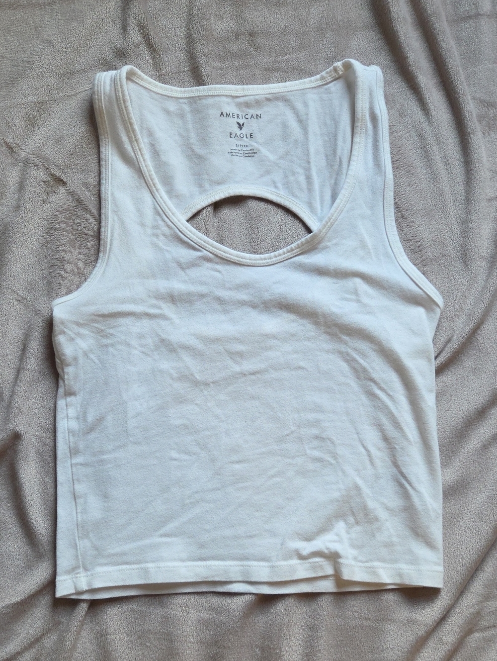 American Eagle White Tank Top